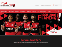 Tablet Screenshot of escolinhafla.com.br